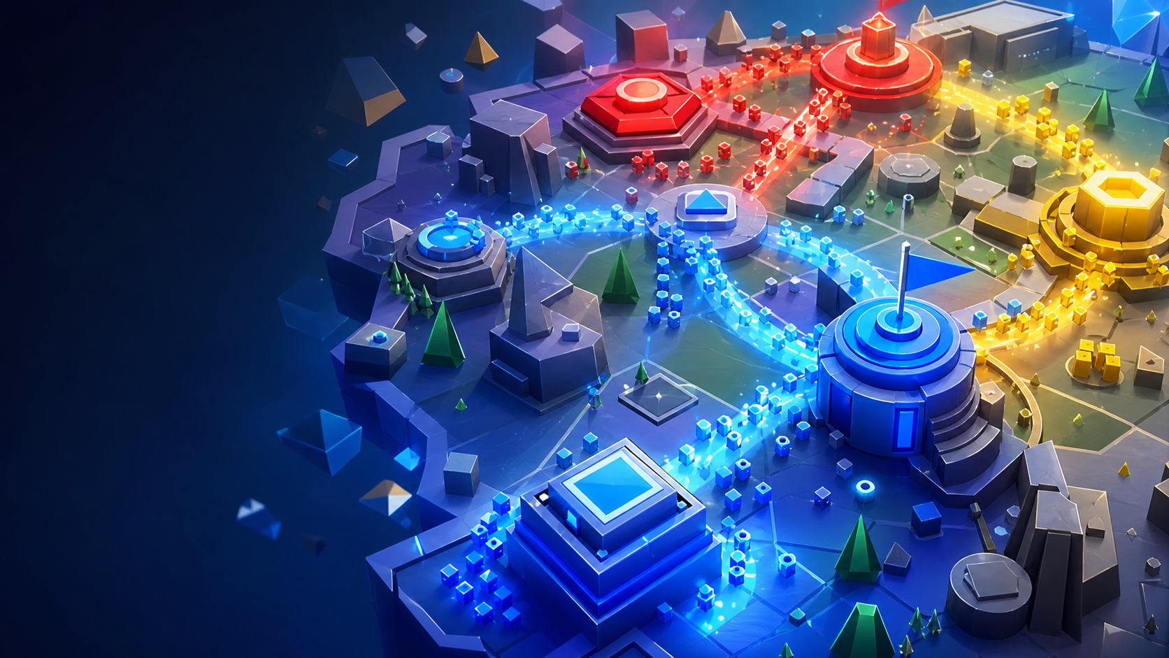 Arte promocional de Geometry Conquest